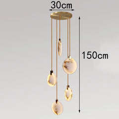 Alabaster Hanging LED Pendant Lights