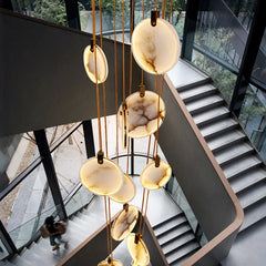 Alabaster Hanging LED Pendant Lights