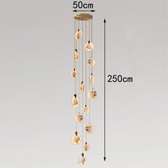Alabaster Hanging LED Pendant Lights