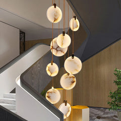 Alabaster Hanging LED Pendant Lights