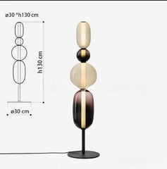Nordic Luxury LED Colorful Candy Glass Lamp