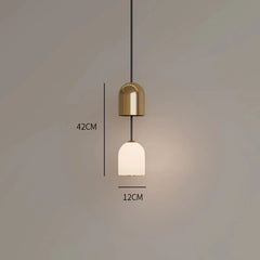 Italian Designer Style LED Glass Pendant Lights