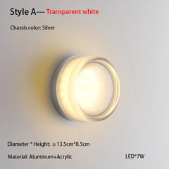 Nordic Simple Acrylic Wall Light Waterproof