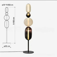 Nordic Luxury LED Colorful Candy Glass Lamp