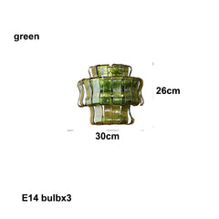 French Style Murano Glass Wall Lamp