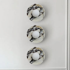 Wabi-sabi style Luxury Marble Wall Lamp