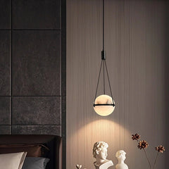 Spanish Natural Marble Ball Pendant Lamp