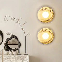 Wabi-sabi style Luxury Marble Wall Lamp