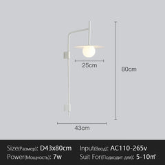 Minimal Modern Nordic LED  Wall Lamp