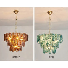 Colorful Murano Glass Chandelier