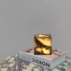Modern Novelty Natural Stone Night Lamp - Battery Operated