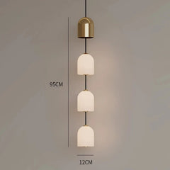 Italian Designer Style LED Glass Pendant Lights