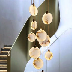 Alabaster Hanging LED Pendant Lights