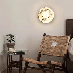 Wabi-sabi style Luxury Marble Wall Lamp