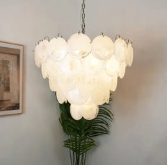 Multicolour Murano Disc Chandelier