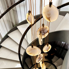 Alabaster Hanging LED Pendant Lights