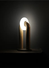 Vintage Solid Wood LED Table Lamps