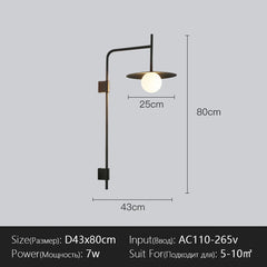 Minimal Modern Nordic LED  Wall Lamp