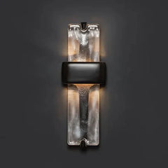Modern Loft American Vintage Solid Glass Wall Lamp