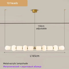 Modern Milky White Glass Pendant Lamp