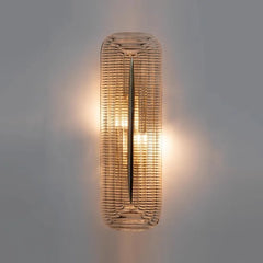 French retro Luxury Glass Wall Lamp