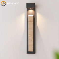 Outdoor waterproof Travertine Stone Wall Lamp IP65