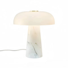 Danish Style Marble Mushroom Table Lamp