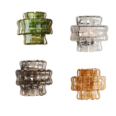 French Style Murano Glass Wall Lamp