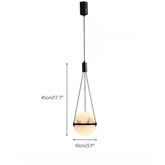 Spanish Natural Marble Ball Pendant Lamp