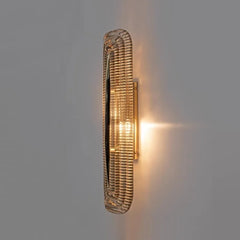 French retro Luxury Glass Wall Lamp