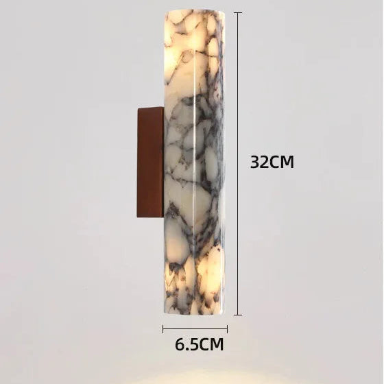 Danish Designer Style Luxury Natural Marble LED Wall Lamp