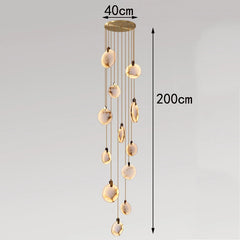 Alabaster Hanging LED Pendant Lights