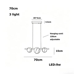 Spanish Natural Alabaster LED Chandelier