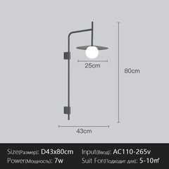 Minimal Modern Nordic LED  Wall Lamp