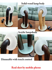 Vintage Solid Wood LED Table Lamps