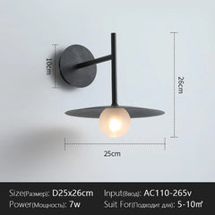 Minimal Modern Nordic LED  Wall Lamp
