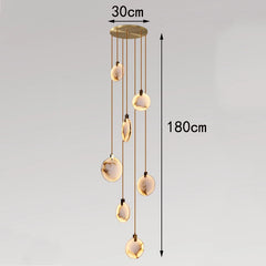 Alabaster Hanging LED Pendant Lights