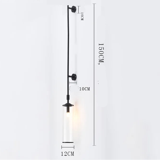 Long Pole Postmodern Minimalist Wall Lamp