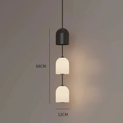 Italian Designer Style LED Glass Pendant Lights
