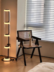 Modern Fine Glass Column Noctambule LED Floor Lamp