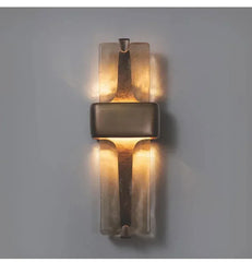Modern Loft American Vintage Solid Glass Wall Lamp