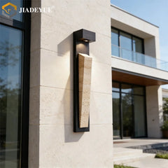 Outdoor waterproof Travertine Stone Wall Lamp IP65