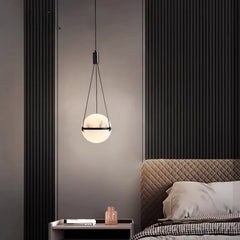 Spanish Natural Marble Ball Pendant Lamp