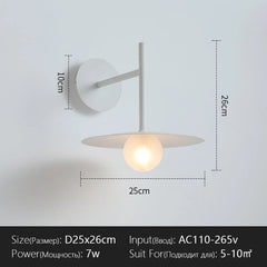 Minimal Modern Nordic LED  Wall Lamp