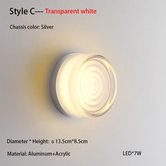 Nordic Simple Acrylic Wall Light Waterproof