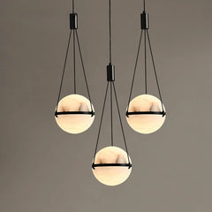 Spanish Natural Marble Ball Pendant Lamp