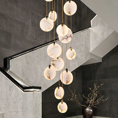 Alabaster Hanging LED Pendant Lights