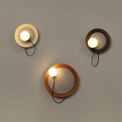 Nordic-Style Minimalist Felt Wall Lamp