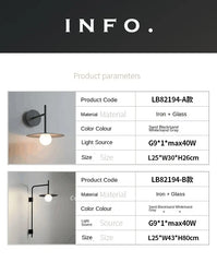 Minimal Modern Nordic LED  Wall Lamp