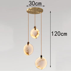 Alabaster Hanging LED Pendant Lights